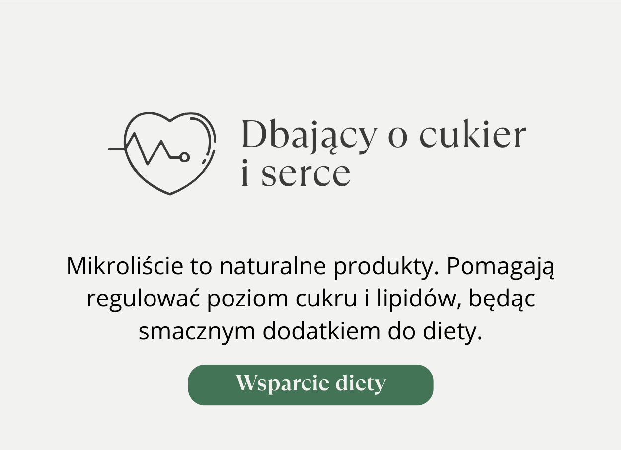 Mikroliście to naturalne wsparcie. Pomagają regulować poziom cukru i lipidów, będąc smacznym dodatkiem do diety.