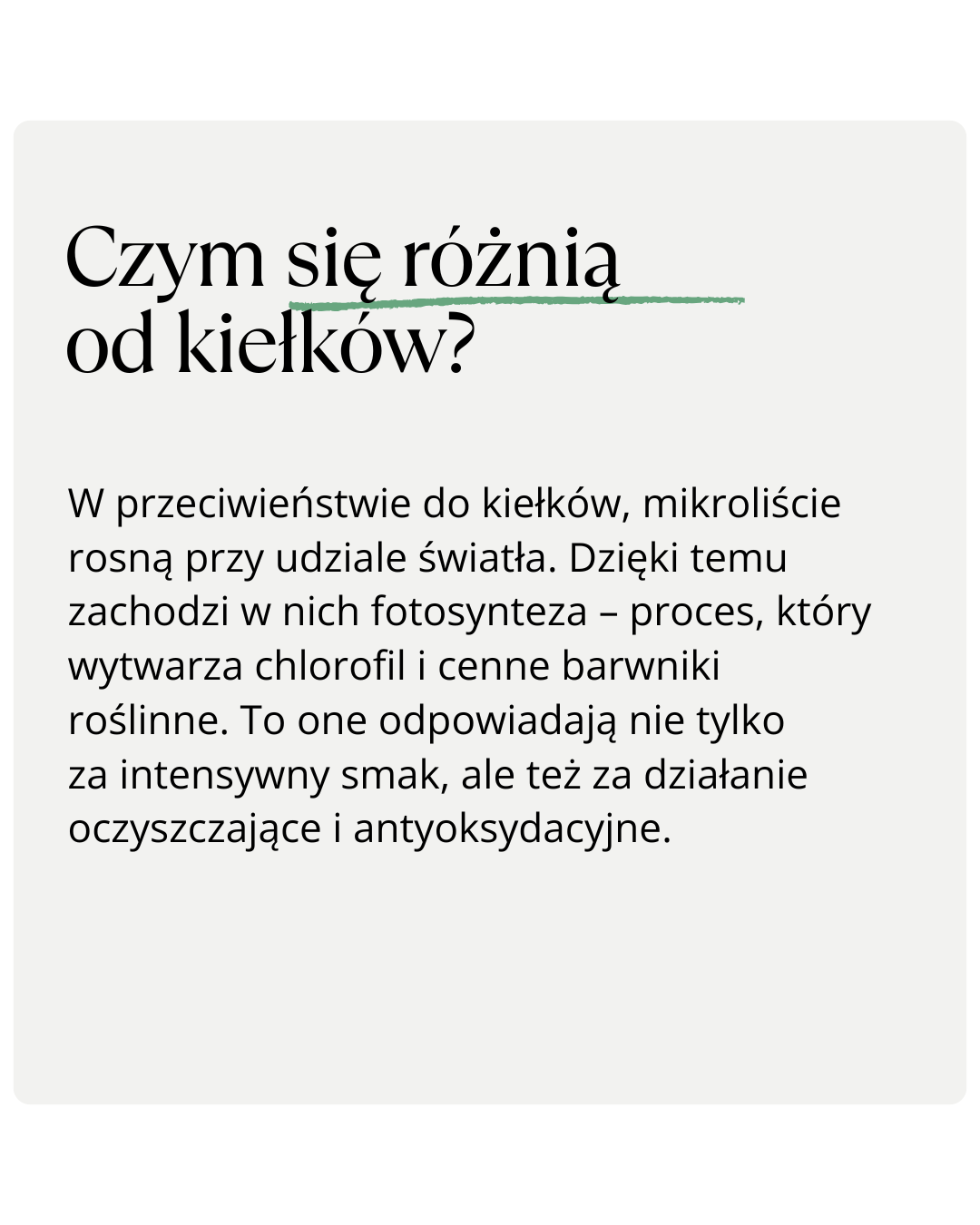 Zdrowie zaczyna się w jelitach. Przeglądy badań sugerują, że mikroliście działają jak naturalny prebiotyk. Dzięki zawartości specyficznych włókien i bioaktywnych związków, pomagają modyfikować florę bakteryjną jelit, wspierając rozwój "dobrych" bakterii, które budują Twoją odporność. 